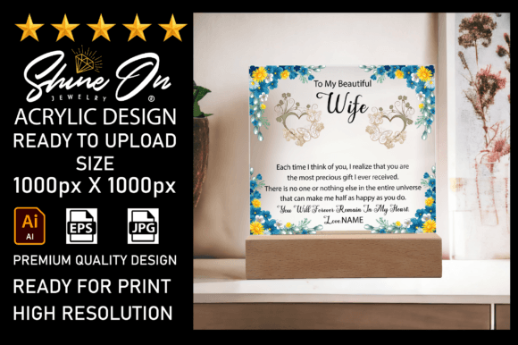 Acrylic Puzzle Plaque, Exclusive