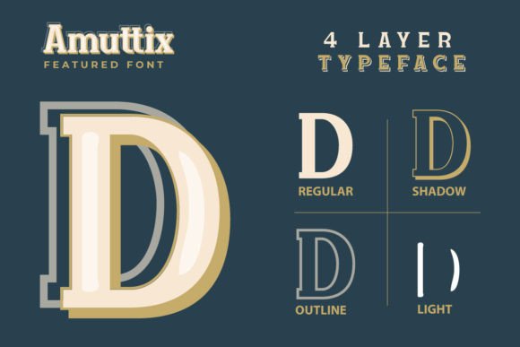 Amuttix Font - Preview 1