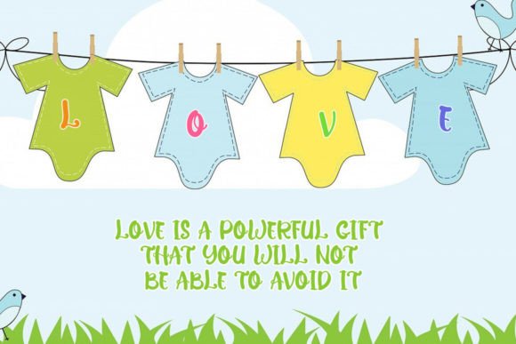 Babyzola Font - Preview 1