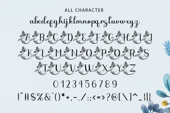 Butterfly Font - Preview 5