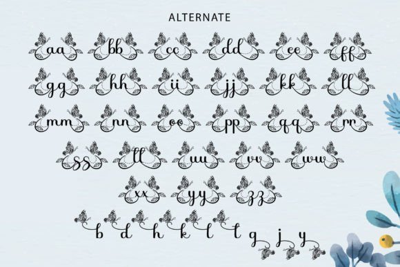 Butterfly Font - Preview 6