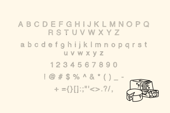 Cheese Font - Preview 4