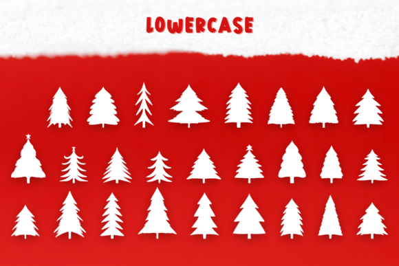 Christmas Tree Font - Preview 2