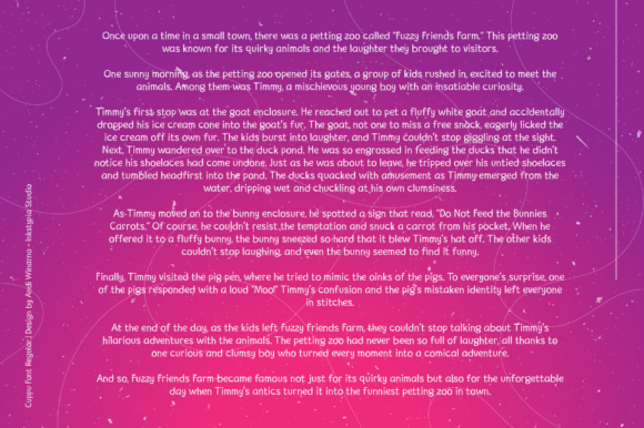 Cuppu Font - Preview 2