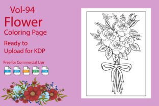 Flower Coloring Book Page for Adult Graphic by Homyara's Art Gallery ...