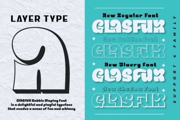 Glasfur Font - Preview 1