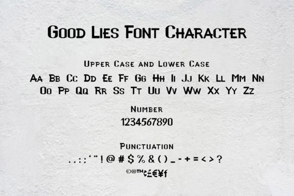 Good Lies Font - Preview 4