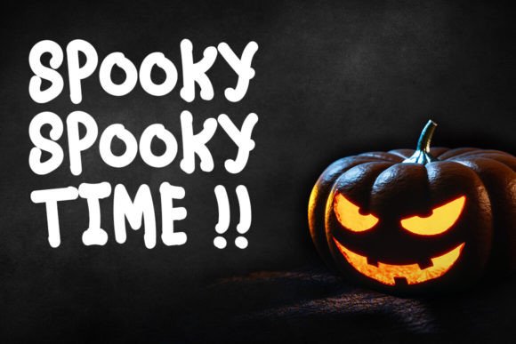 Handmade Halloween Font - Preview 1