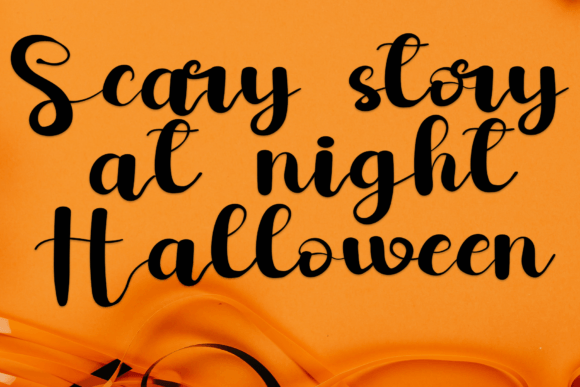 Happy Helloween Font - Preview 1