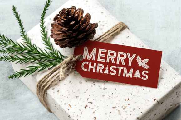 Jolly Xmas Font PNG with transparent background - Preview 4