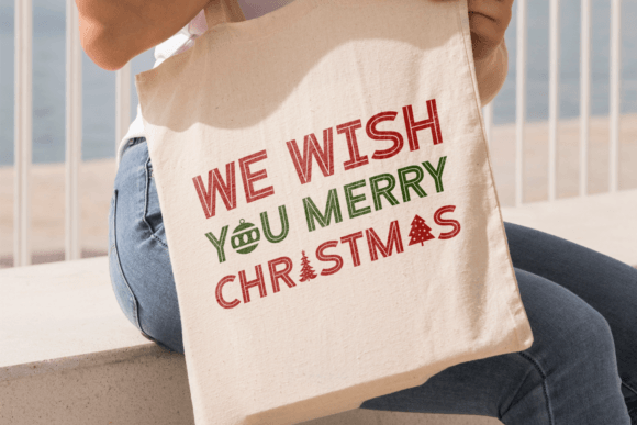 Jolly Xmas Font PNG with transparent background - Preview 5