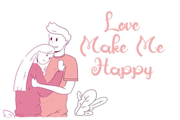 Love Barbie Font PNG with transparent background - Preview 1