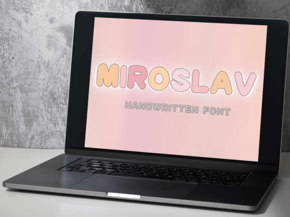 Miroslav Font PNG with transparent background - Preview 1