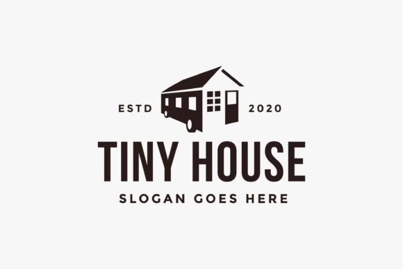 Minimalist Tiny House Trailer Logo
