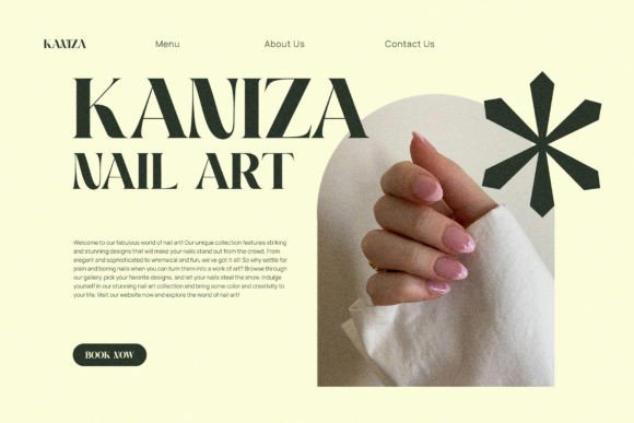Nampy Font font preview - 3