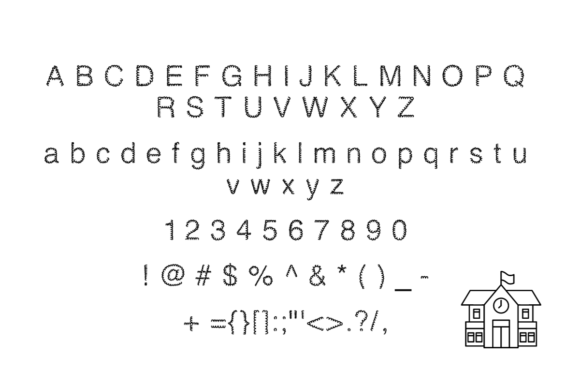 Noodle Font PNG with transparent background - Preview 6