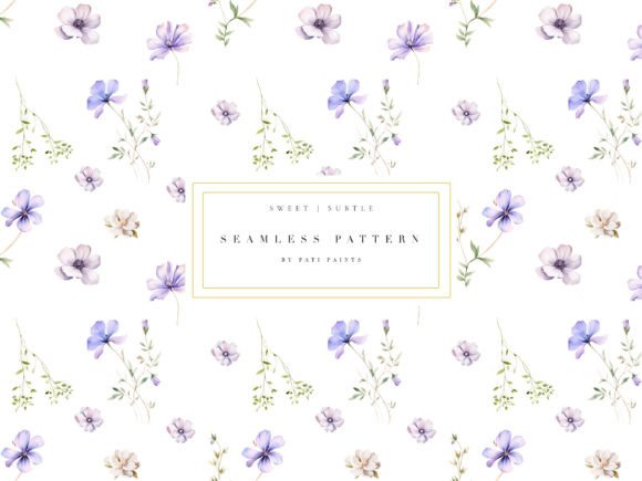 Nursery Floral Seamless Pattern
