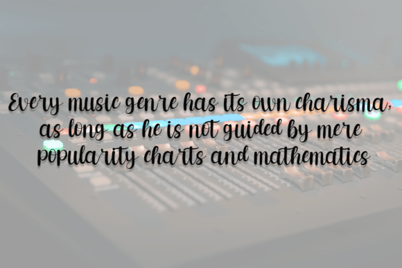 Record Font PNG with transparent background - Preview 2