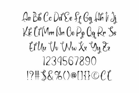 Shaelyn Font PNG with transparent background - Preview 3