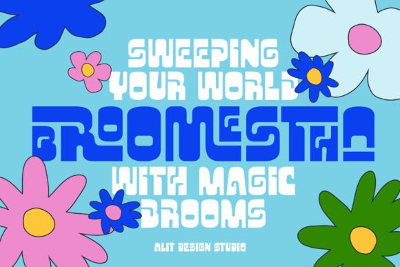 Slow Moon Font PNG with transparent background - Preview 2