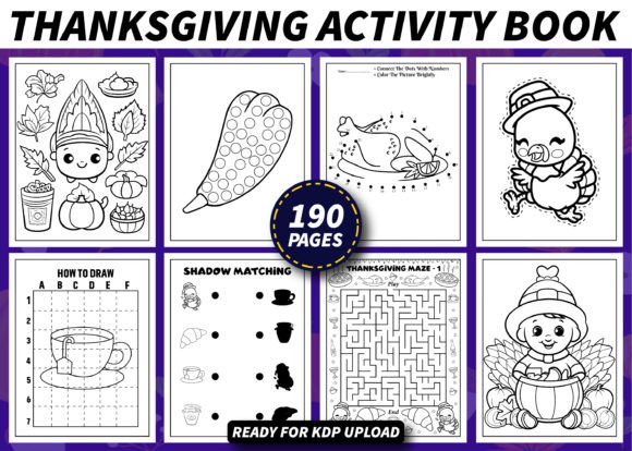 Thanksgiving Activity Book for Kids