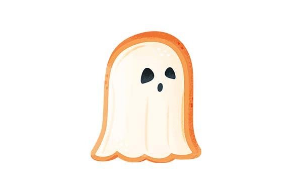 Ghost Shaped Cookie