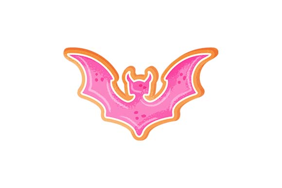 Bat Shaped Cookie