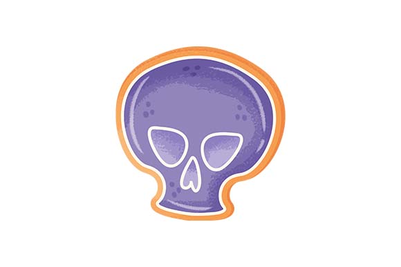 Skull Shaped Cookie
