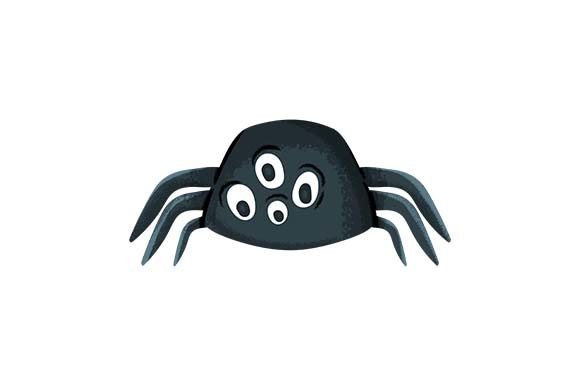 Cute Spider with Multiple Eyes