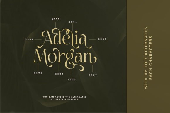 Adelia Morgan Font - Preview 1