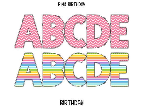 Birthday Font - Preview 2