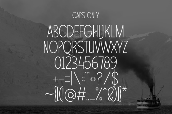 Captein Cholevares Font - Preview 1