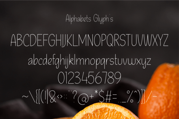 Cephine Font PNG with transparent background - Preview 3