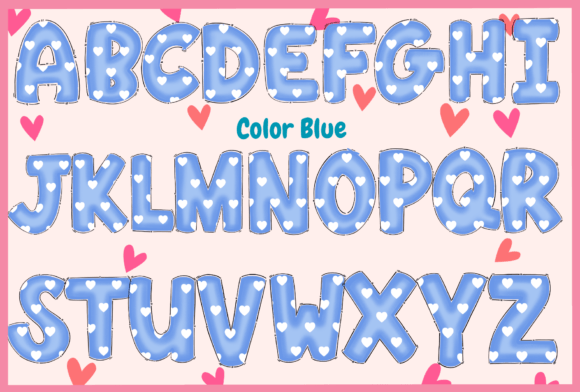 Christmas Color Set 3  Font PNG with transparent background - Preview 5