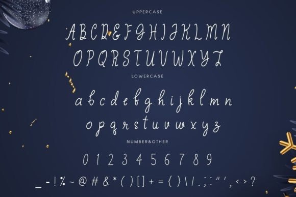 Christmas Font - Preview 1