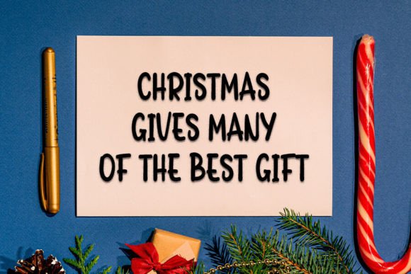 Christmas Font - Preview 3