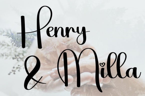 Christmas Wedding Font - Preview 2