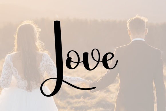 Christmas Wedding Font - Preview 3