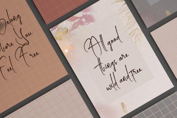Fly Together Font - Preview 3