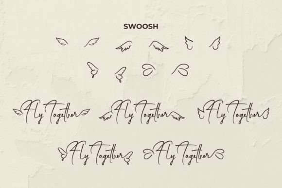 Fly Together Font - Preview 4