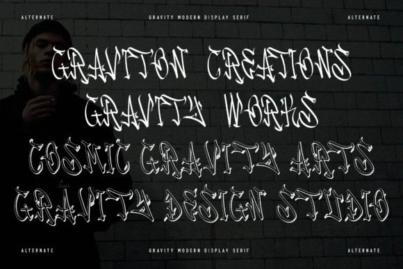 Gravity Ventore Font - Preview 5