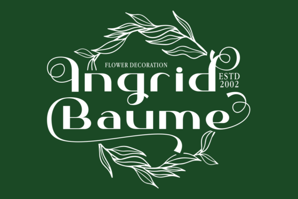 Lorie Bacque Font PNG with transparent background - Preview 3