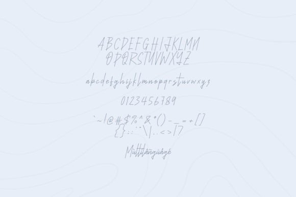Maletta Font PNG with transparent background - Preview 4
