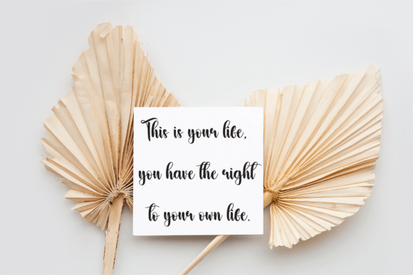 Morning Wintry Font PNG with transparent background - Preview 2