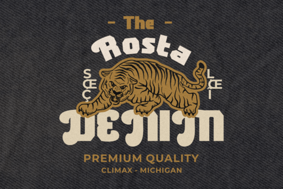 Old Beck Font font preview - 2