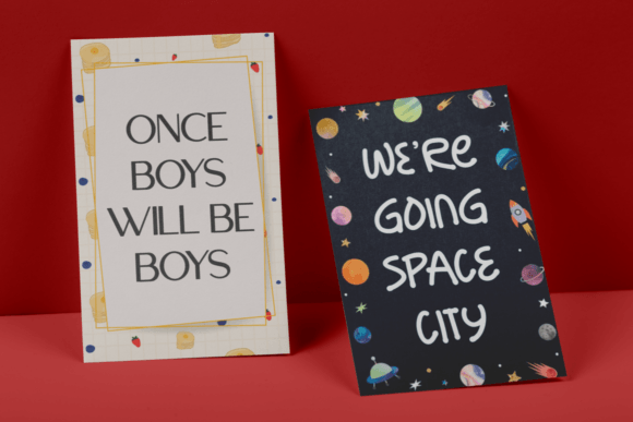 Ordinary Boys Font PNG with transparent background - Preview 6