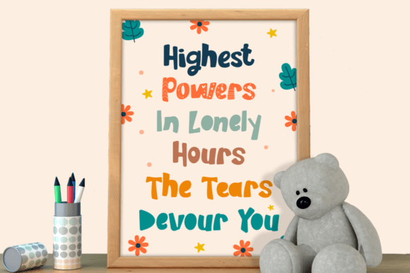 Savage Garden Font PNG with transparent background - Preview 5