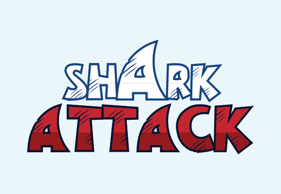 Shark Attack Font PNG with transparent background - Preview 1