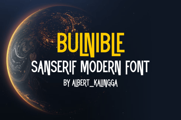 Bulnible Font - Preview 1
