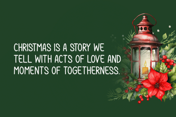 Christmas Lantern Font - Preview 2